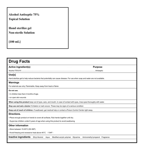 100 mL Label