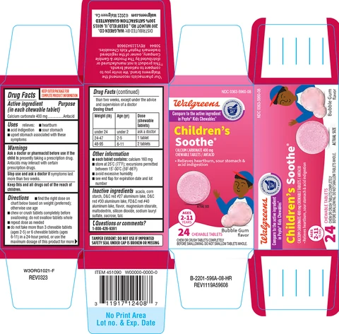Soothechildrens packaging