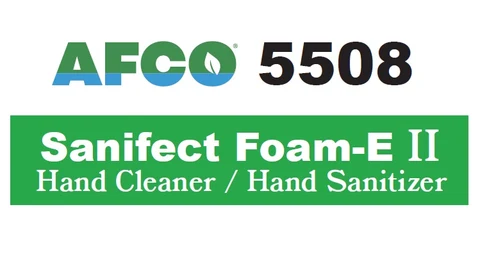 AFCO 5508 Sanifect Foam-E II 포장