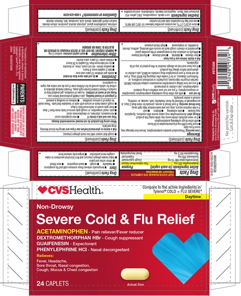 Severe Cold and Flu Relief 포장