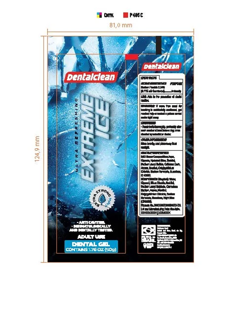 Dentalclean Ultra Refreshing Extreme Ice Dental Gel 포장