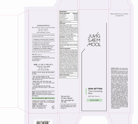 JUNGSAEMMOOL Skin Setting Tone Correcting Base 포장