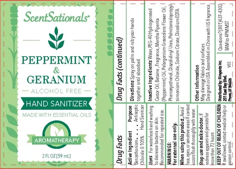 Hand Sanitizer packaging