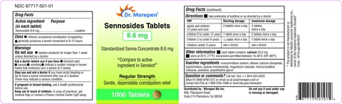 Sennosides8.6 mg 포장