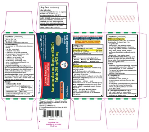 PACKAGE LABEL-PRINCIPAL DISPLAY PANEL - 250 mg/125 mg Container Carton (10 Caplets)