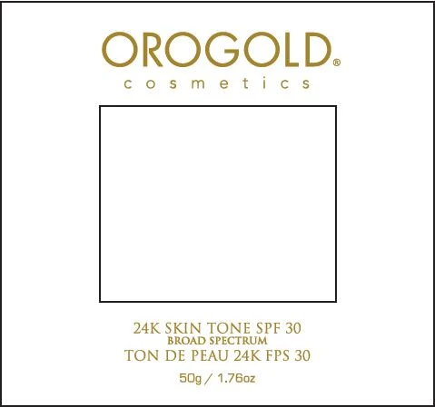 24K Skin Tone Moisturizer SPF 30 포장