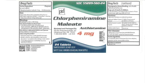 Chlorpheniramine Maleate packaging