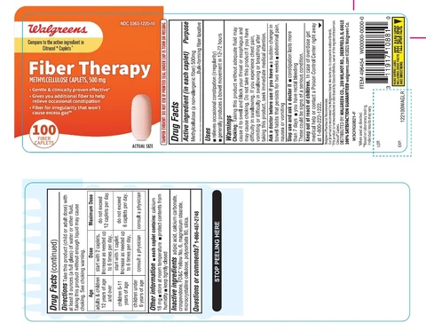 Walgreens Fiber Therapy packaging