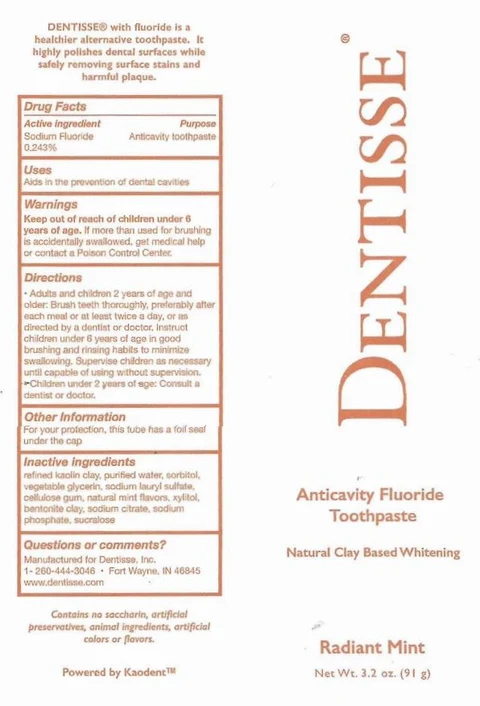 Dentisse 포장