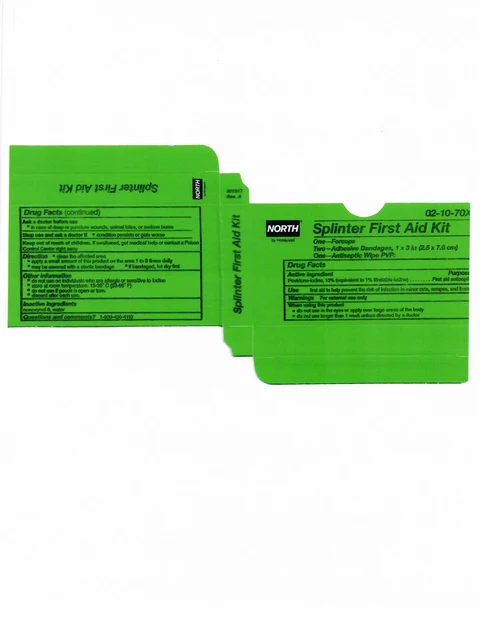 Splinter First Aid Kit packaging