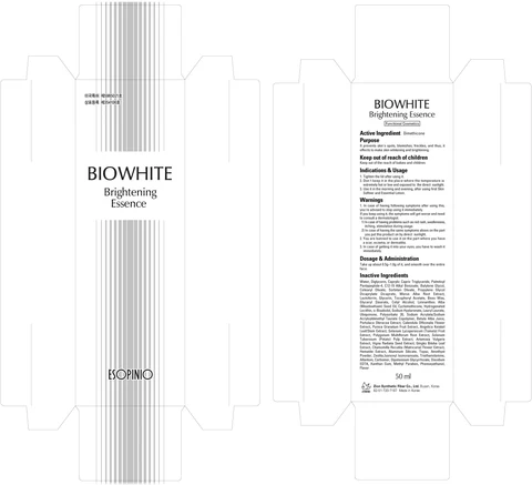 BIOWHITE BRIGHTENINGESSENCE 포장
