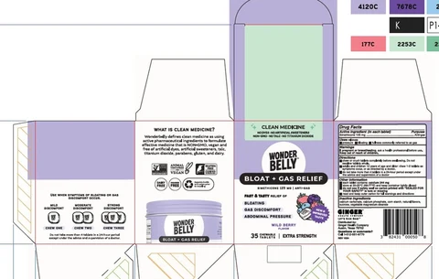 Wonderbelly Extra Strength Anti-Gas packaging