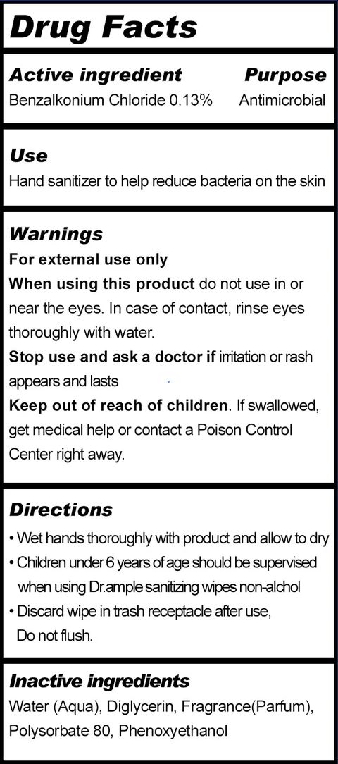 SMART CLEAN SANITIZING WIPES 포장