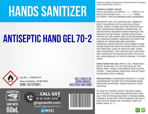 Hand Sanitizer 포장