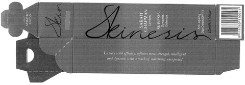SARAH CHAPMAN London SKINESIS Dynamic Defence Anti-Ageing Day SPF 15 포장