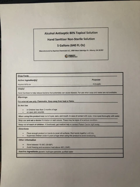 Hand Sanitizer packaging