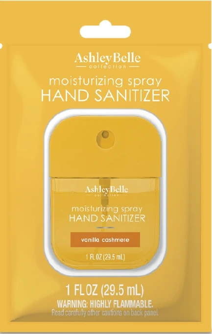 AshleyBelle Moisturizing Hand Sanitizer Vanilla Cashmere 포장