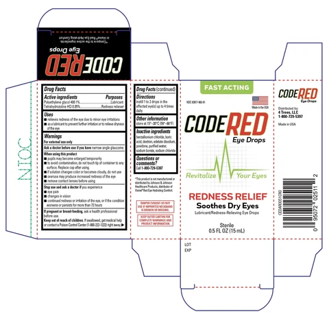 Code Red Eye Drops Redness Relief 포장
