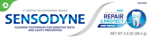 SENSODYNE Repair and Protect / SENSODYNE Repair and Protect Extra Fresh / SENSODYNE Repair and Protect Whitening 포장
