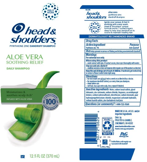 Head and Shoulders Aloe Vera Soothing Relief Daily packaging