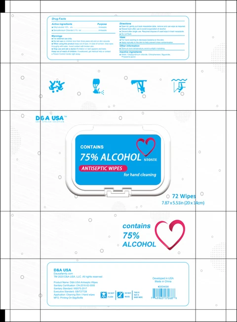 Antiseptic Wipes 포장