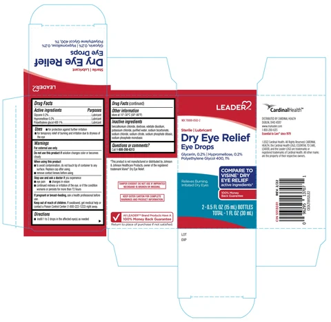Leader Dry Eye Relief Eye Drops 15mL twin pk