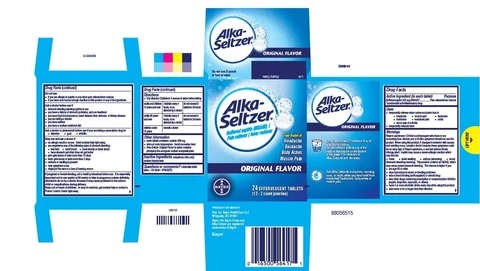 Alka-Seltzer Original Flavor 포장