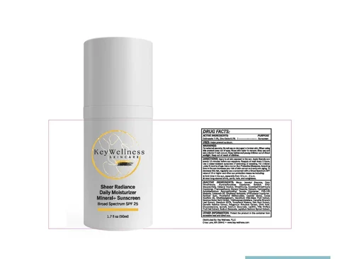 Sheer Radiance Daily Moisturizer Mineral Sunscreen Broad Spectrum SPF 25 포장