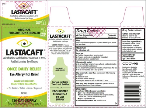 LASTACAFT packaging