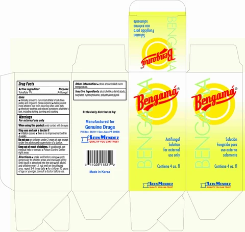 Bengama Antifungal 포장