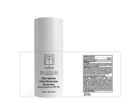 Stay Ageless Daily Moisturizer Sunscreen Broad Spectrum SPF 25 packaging
