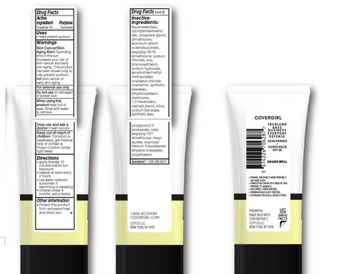 Covergirl TruBlend Base Business Everyday Defense Primer SPF 20 포장