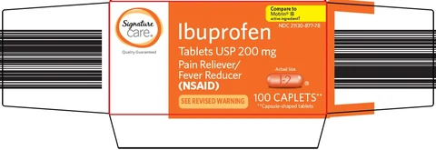 signature care ibuprofen 포장