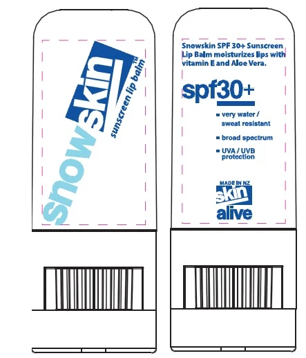 Snow Skin Sunscreen Lip Balm 포장