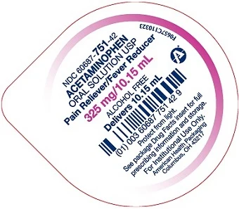 325 mg/10.15 mL Acetaminophen Oral Solution Cup