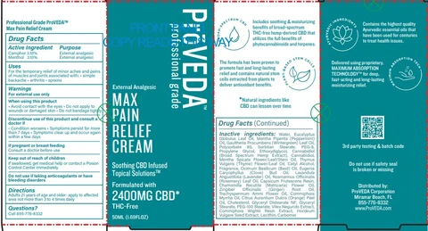 MAX PAIN RELIEF packaging