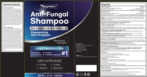 Tuymec Anti-Dandruff Shampoo. 포장