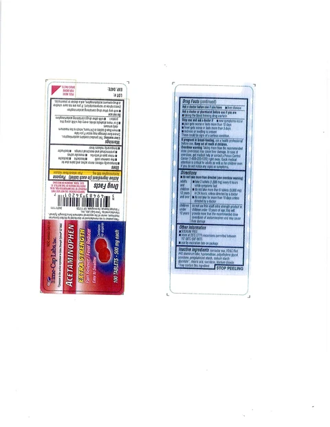 ACETAMINOPHEN 포장