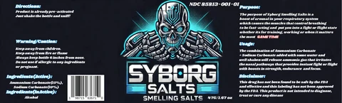 SYBORG SALTS Smelling Salt 포장