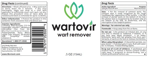 WARTOVIR Wart Remover packaging