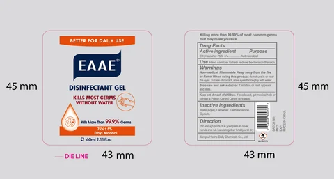 Better For Daily Use EAAE Disinfectant 포장