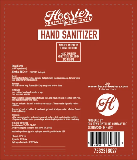 Hoosier Sanitizer 포장
