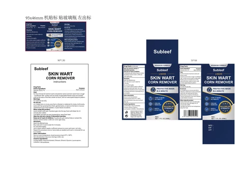 Subleef SKIN WART CORN REMOVER 포장