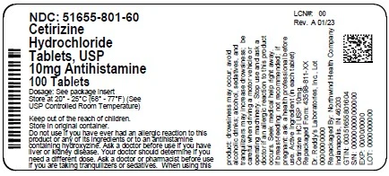 Cetirizine Hydrochloride 포장