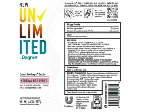Unlimited by Degree 포장