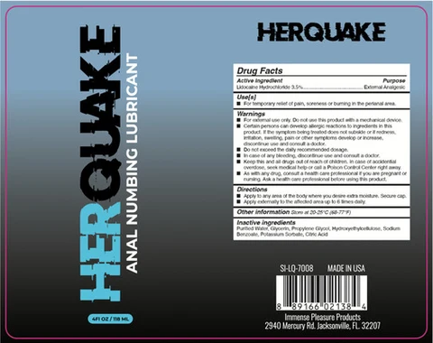 Sunset Novelties Herquake 포장