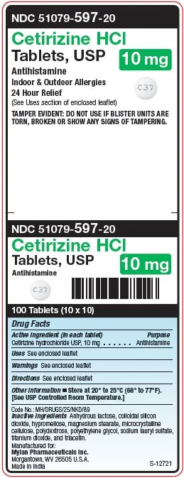 Cetirizine Hydrochloride 포장