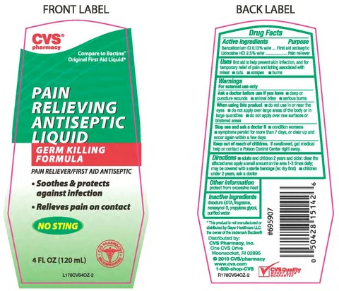 BENZALKONIUM CHLORIDE AND LIDOCAINE HYDROCHLORIDE 포장