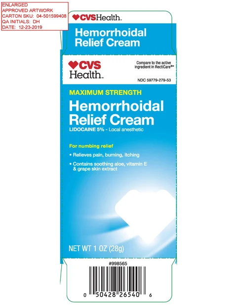 Hemorrhoidal Relief Cream 포장