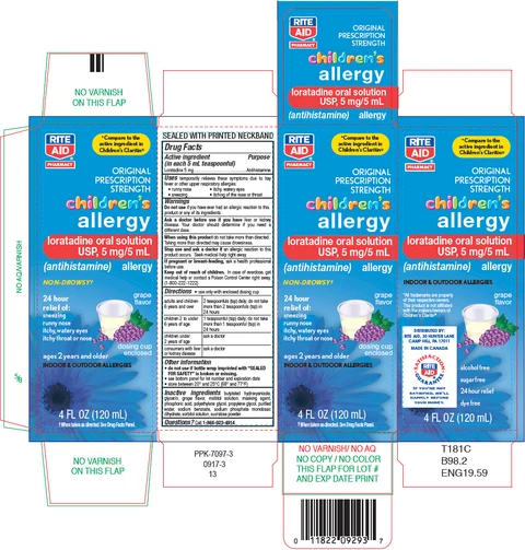Childrens Loratadine Sugar Free packaging